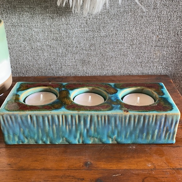 Beautiful Multicoloured Tea light holder - Picture 2 of 5